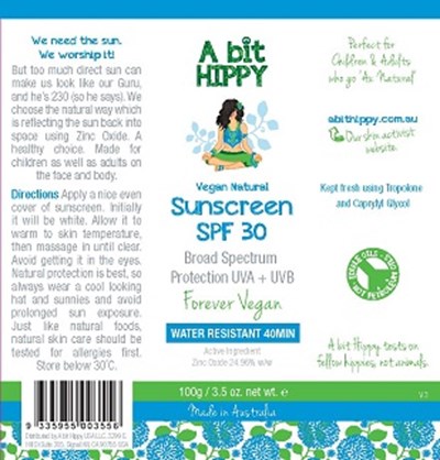 Label (Sunscreen Label1)